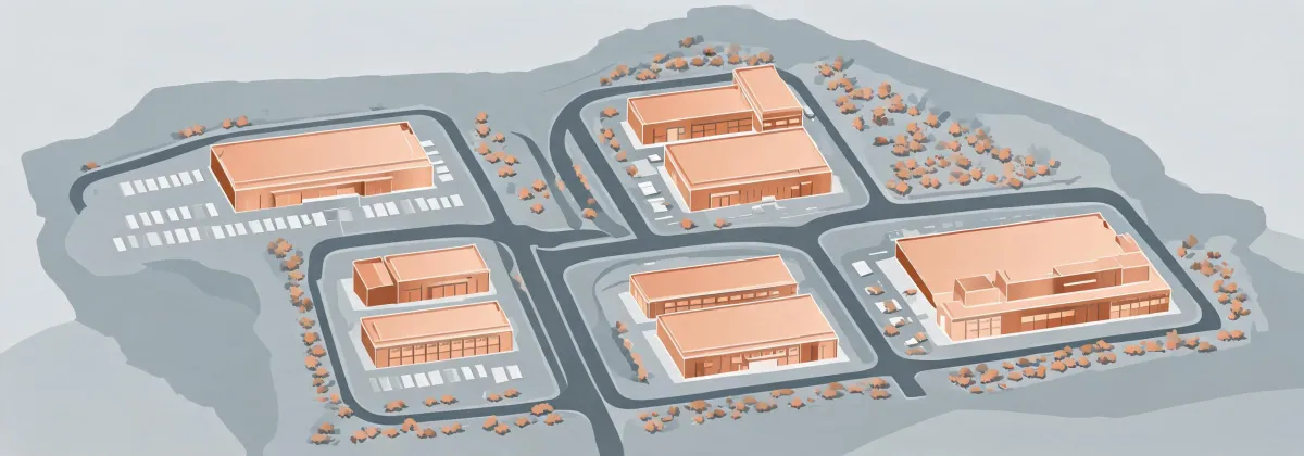 Map illustration of North Olmsted Ohio campus area