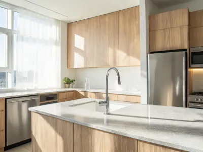 Multifamily apartment kitchen faucet